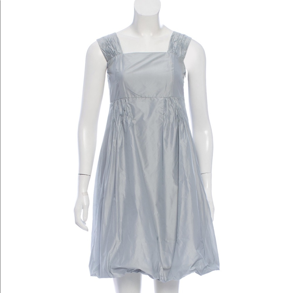 Tomorrowland silver grey mini dress size 4